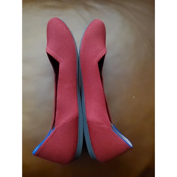 Rothy's The Flat Ballet Red Knit Classic Casual Shoes Women’s US 11 EU 41.5 EUC - Picture 9 of 10